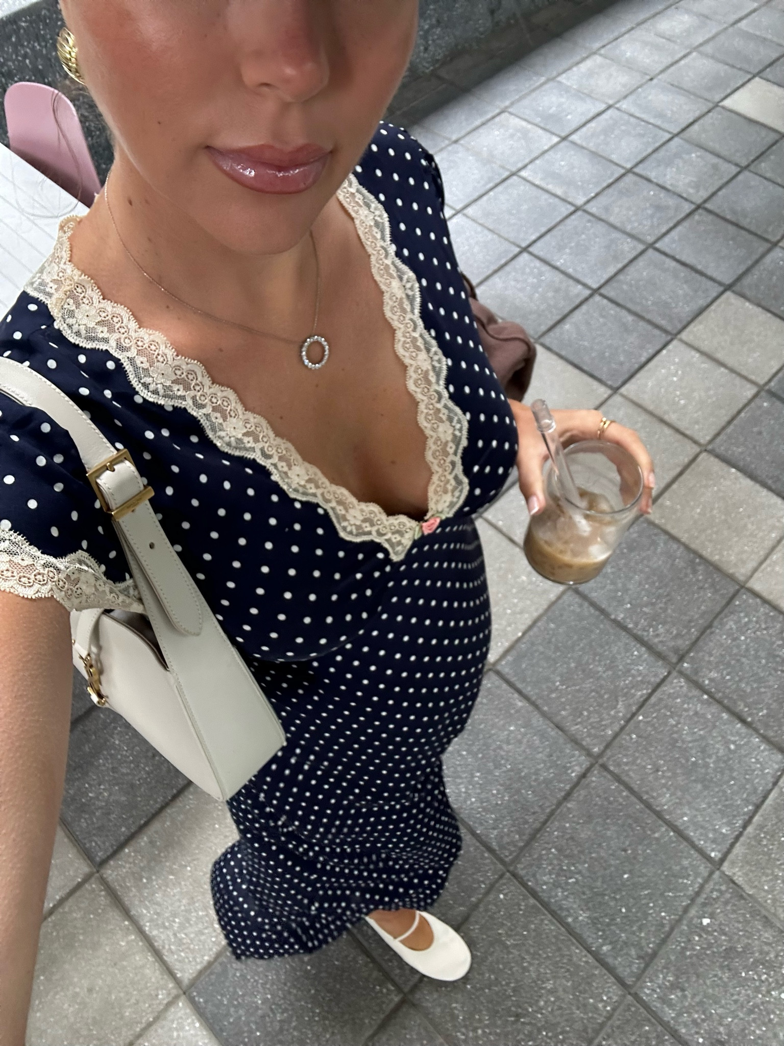 Polka dot dress midi dress Rixo dress size 6