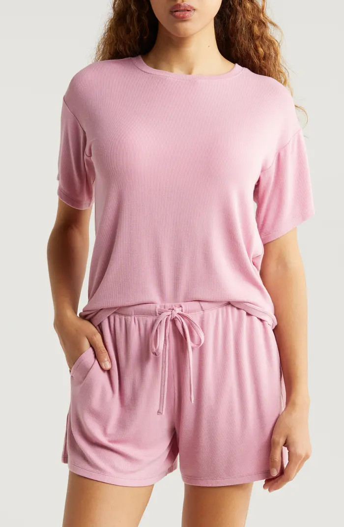 Nordstrom Moonlight Easy Rib Short Pajamas | Nordstrom | Nordstrom