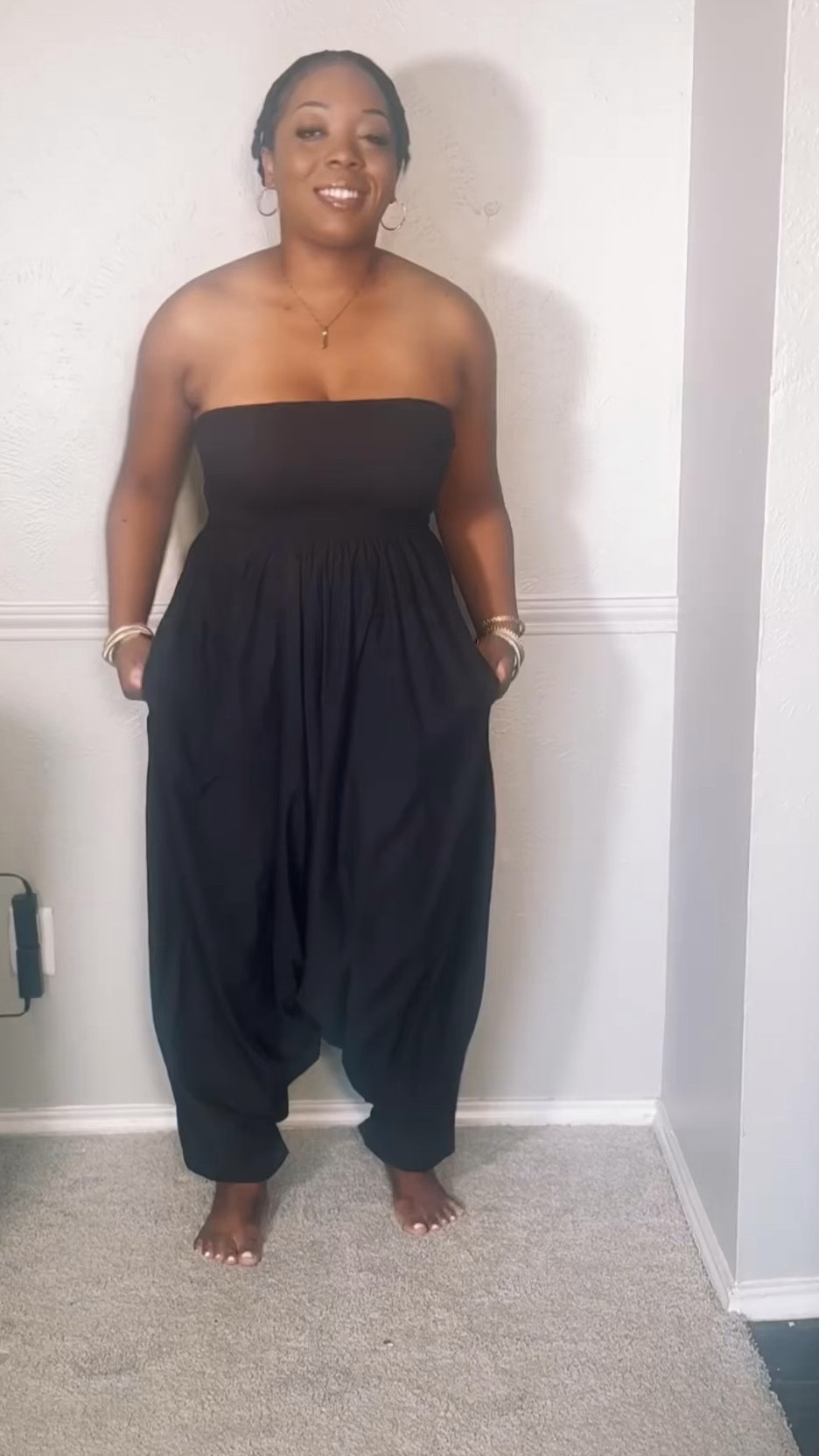 ☀️ Ready for summer in the perfect jumpsuit! 🌺 This one-size-fits-most piece is a must-have for the season - comfortable, great material, and versatile. Wear it as a jumpsuit or as pants for different looks. Trust me, you'll love it! 💕 Let me know what you think in the comments below! #summerready #jumpsuitlove #versatilefashion

#LTKOver40 #LTKU #LTKMidsize