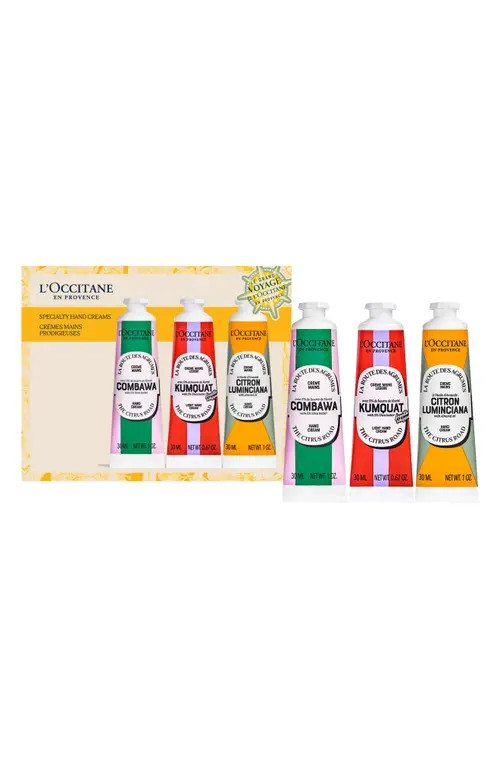 L'Occitane Shea Butter Citrus Holiday Hand Cream Trio (Limited Edition) $39 Value at Nordstrom | Nordstrom