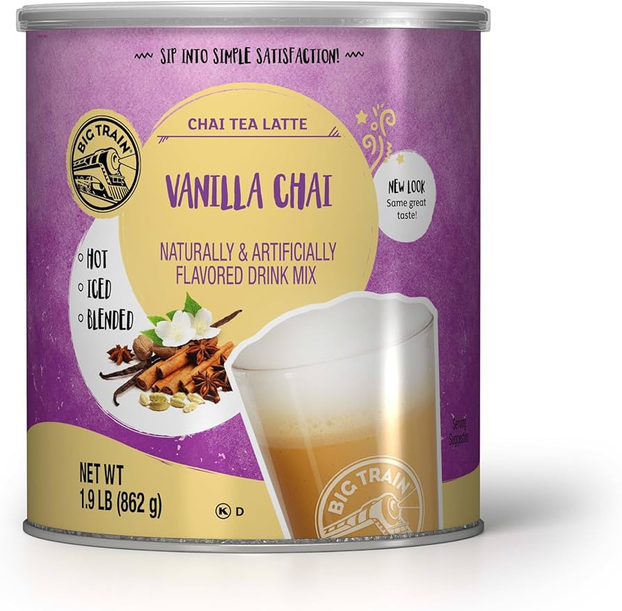 Big Train Vanilla Chai Tea Latte Beverage Mix, 1.9 Pound (Pack of 1) | Amazon (US)