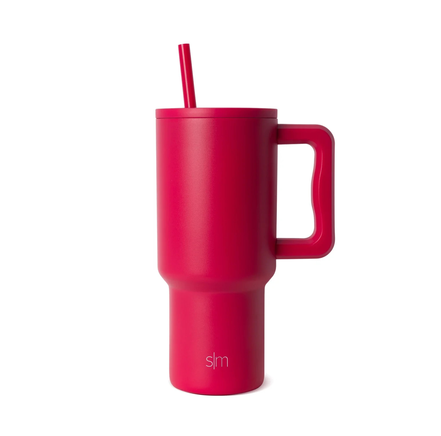 Simple Modern 30 fl oz Insulated Stainless Steel Trek Tumbler with Straw Lid | Holly Berry | Walmart (US)