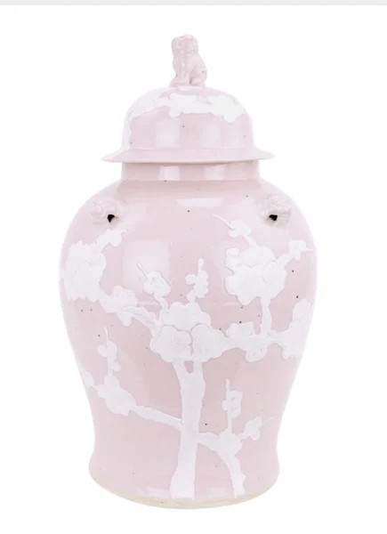 Mary Craig New Pastel Ginger Jar in Pink | Dashing Trappings