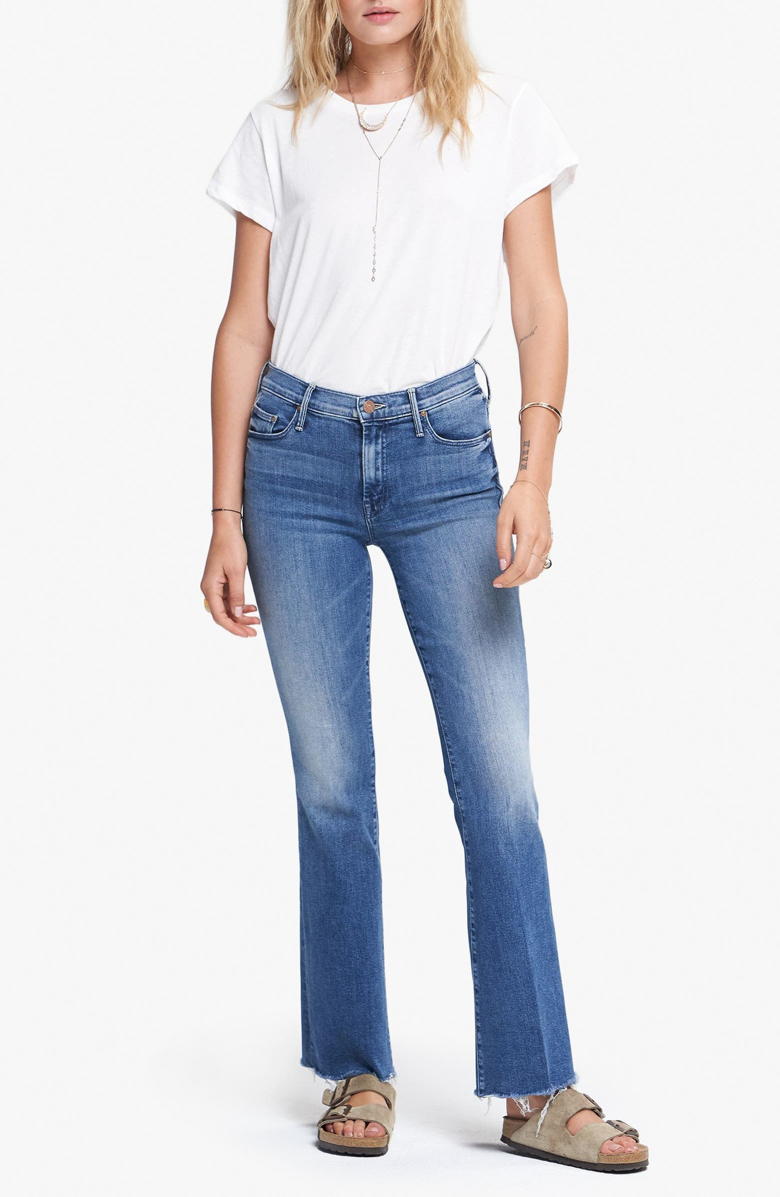 Fray Hem Bootcut Jeans | Nordstrom