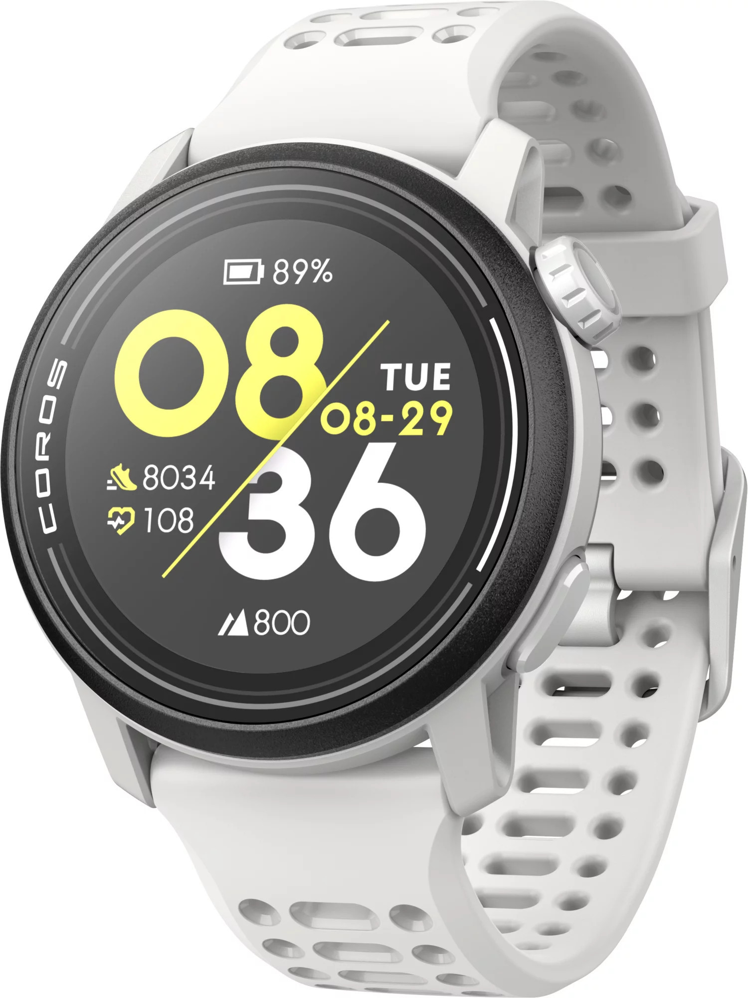 COROS Pace 3 GPS Sport Watch, White With Silicone Band | Dick's Sporting Goods