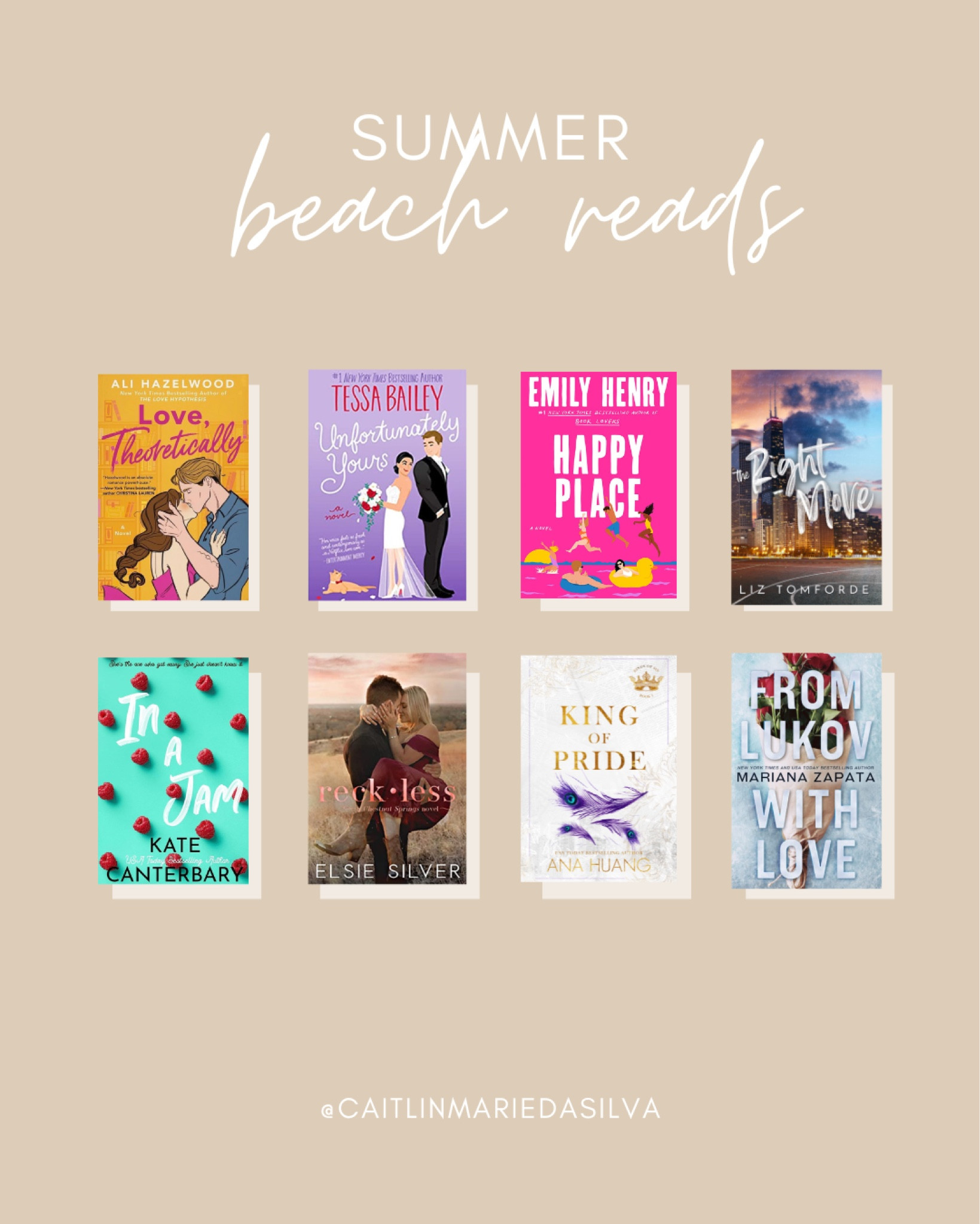 SUMMER BEACH READS (2023 Romance Novels to add to your BEACH BAG) 💕

#LTKSeasonal #LTKunder50