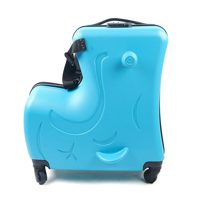 Oukaning 20" kids Luggage Travel Ride-on Suitcase Luggage | Walmart (US)