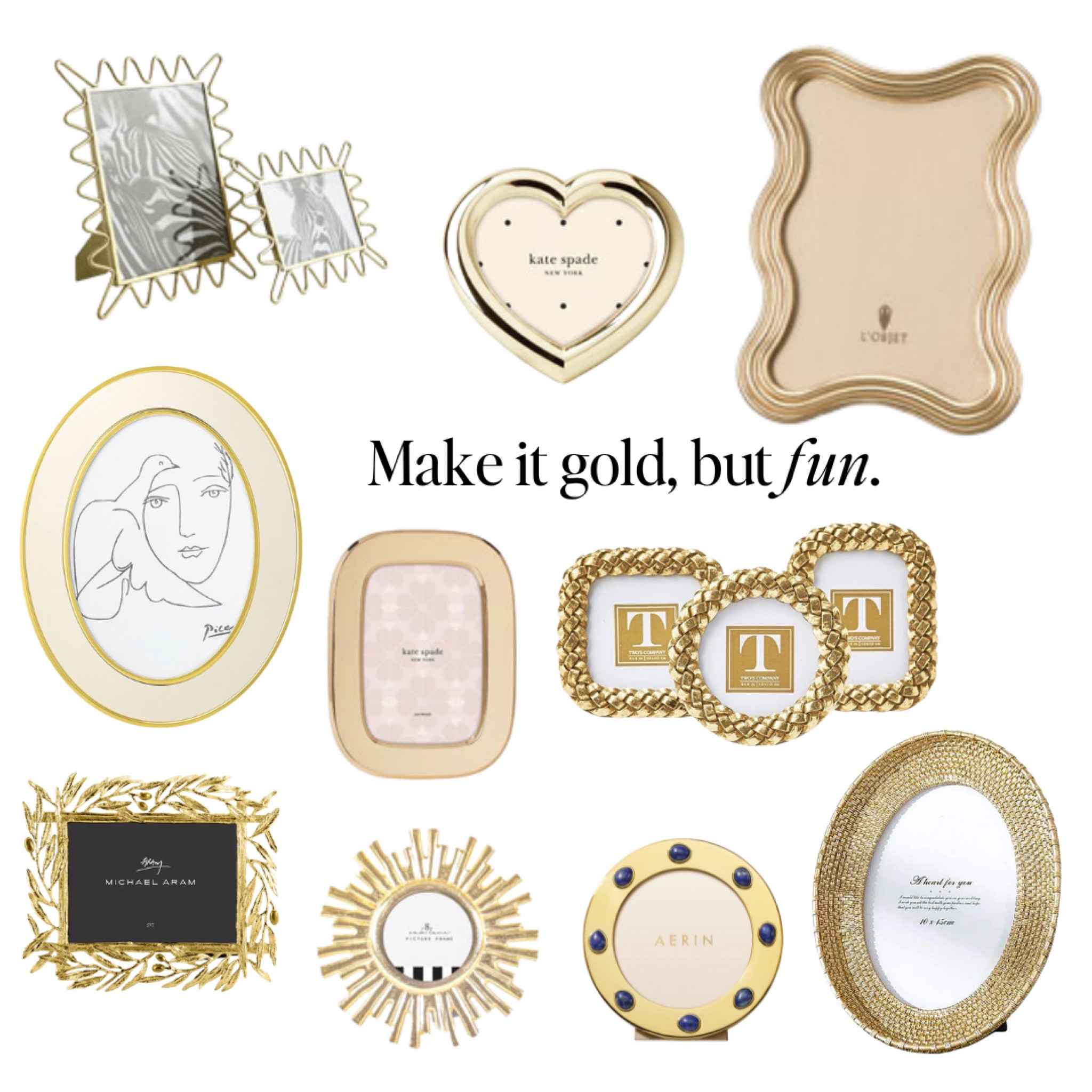 Looking for fun frames? Searching for the perfect gold frame to get that photo off your phone and into your home? I've got you.

I've rounded up all of the BEST picture frames on the internet and am sharing them with you. 

Check out the entire collection to see them ALL. 

Give these as gifts for a wedding or new baby. To commemorate college graduation or just for your fave pics with friends. 

There's a style in the collection for everyone and every home decor trend or tradition. 

Home decor, picture frames, Amazon finds, bedroom decor, living room style, gift ideas, tabletop, spring refresh, splurge or steal, home deals, elevated home, chinoiserie style, grandmillenial, modern coastal, gold decor, neutral home

#LTKfindsunder100 #LTKhome #LTKSeasonal
