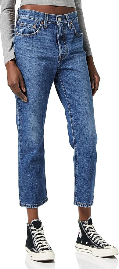 Levi's Women's 501 Crop Jeans | Amazon (UK)