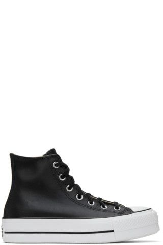 Converse - Black Chuck Taylor All Star Lift Hi Sneakers | SSENSE