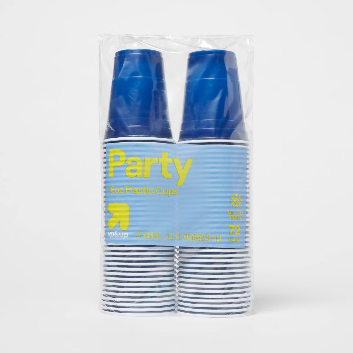 Disposable Blue Plastic Cups - 72ct/18oz - up & up™ | Target