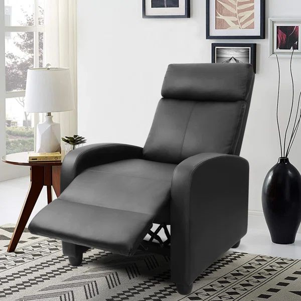 Sykora Faux Leather Recliner | Wayfair North America