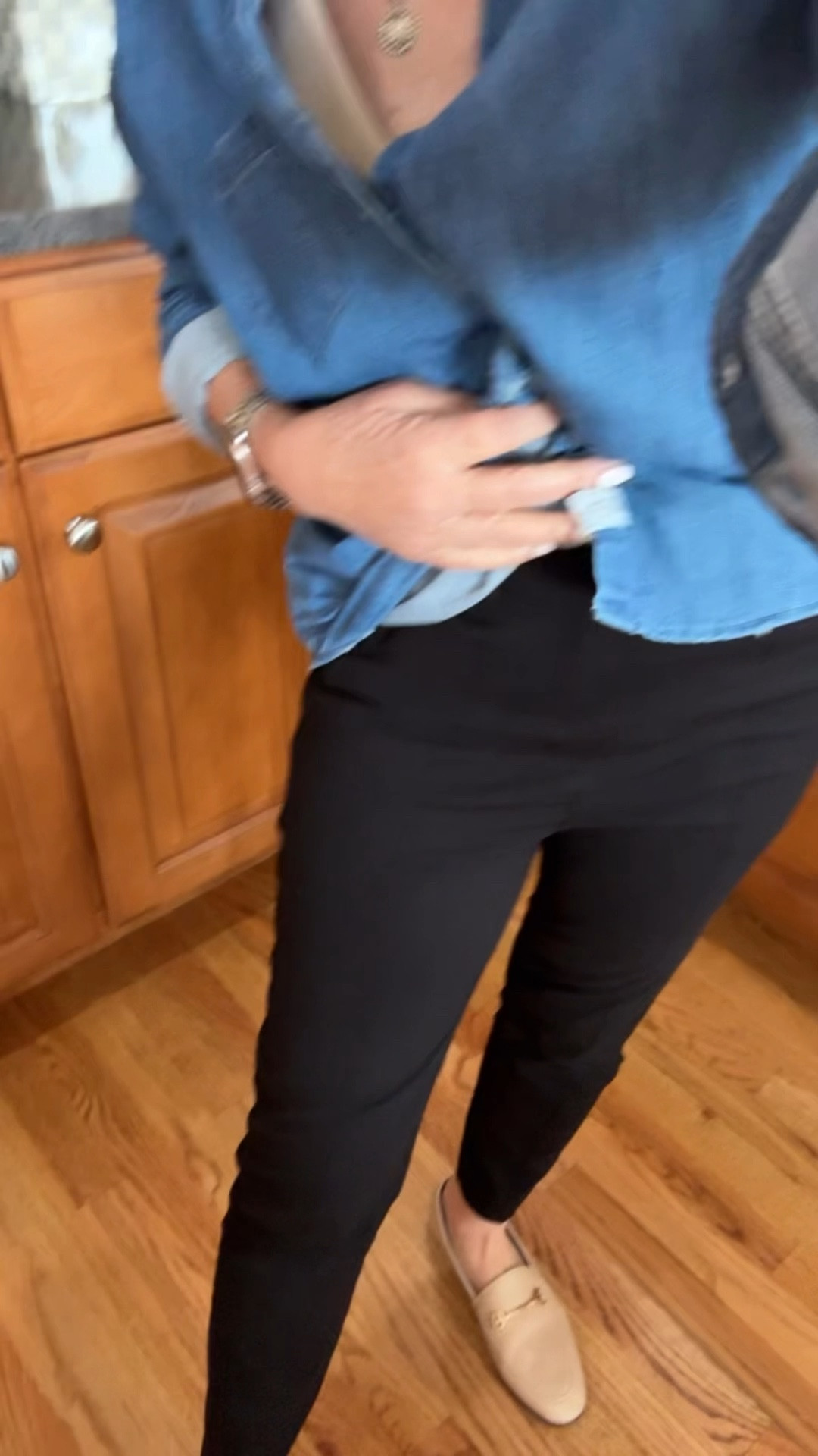 This is my go to uniform, ha ha! You know I love a good denim top one that’s soft and feels relaxed is my favorite. This one runs slightly large so consider sizing down. And this Murphy pants is the best! I could live in this pan Because it’s so cozy soft and comfortable. The pant runs slightly small. 

#FrankandEileenPartner #WearLoveRepeat @FrankandEileen


#LTKOver40 #LTKStyleTip #LTKPetite