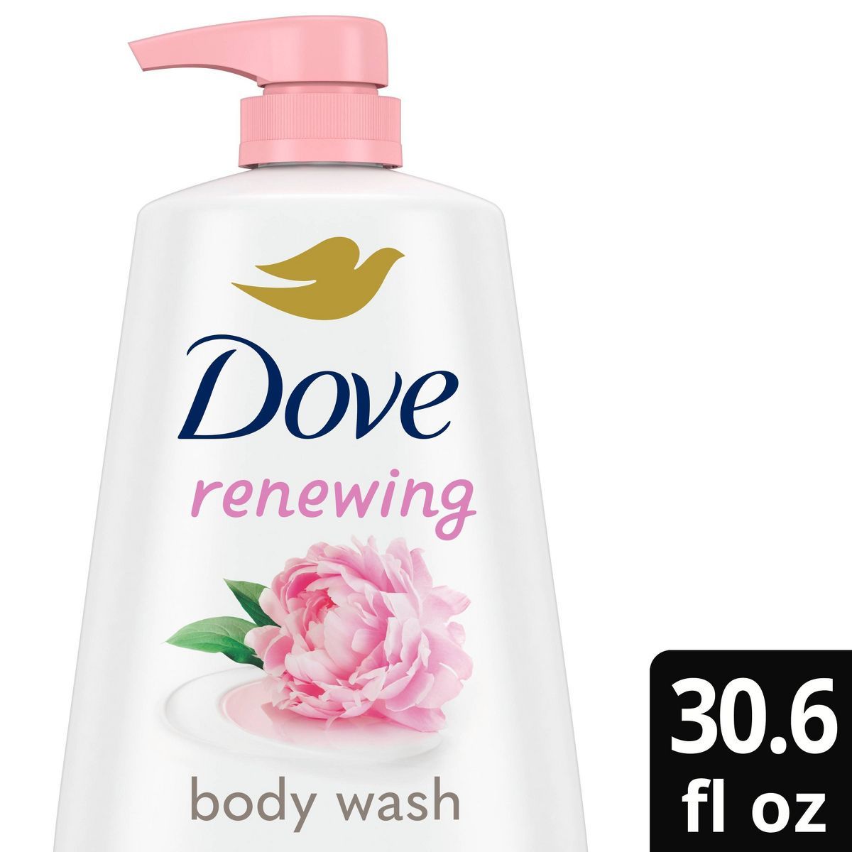Dove Beauty Renewing Body Wash Pump - Peony & Rose Oil - 30.6 fl oz | Target