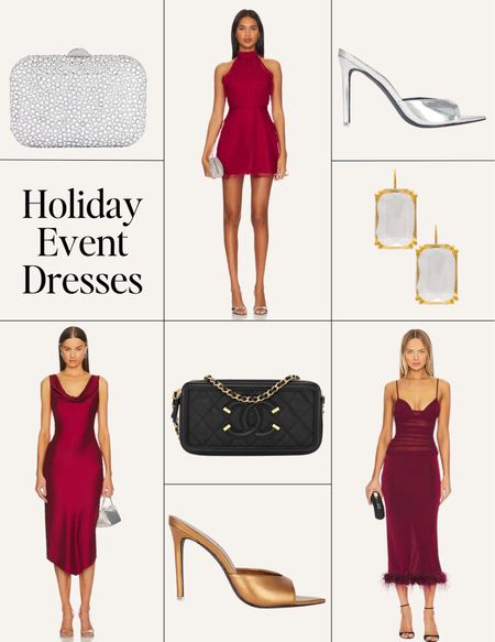 Holiday dresses and accessories 
✨

Holiday party dresses, Christmas party dresses, Christmas party outfit, holiday party outfit, party outfit idea, festive outfit idea, holiday party outfit jumpsuit, holiday party outfit black dress, Christmas party outfit black dress, black tie Christmas party, black tie holiday party, NYE outfit, new years outfit idea

#LTKitbag #LTKstyletip #LTKshoecrush