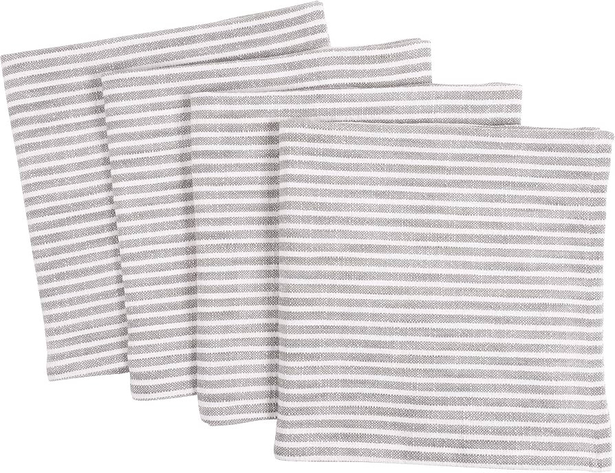 KAF Home Monaco Relaxed Casual Farmhouse Napkin | 100% Slubbed Cotton, 20x20 Inch Cloth Napkins |... | Amazon (US)