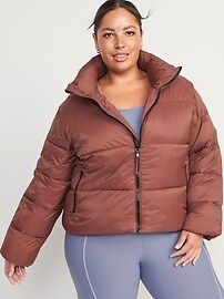 Water-Resistant Frost Free Short Puffer Jacket for Women | Old Navy (US)