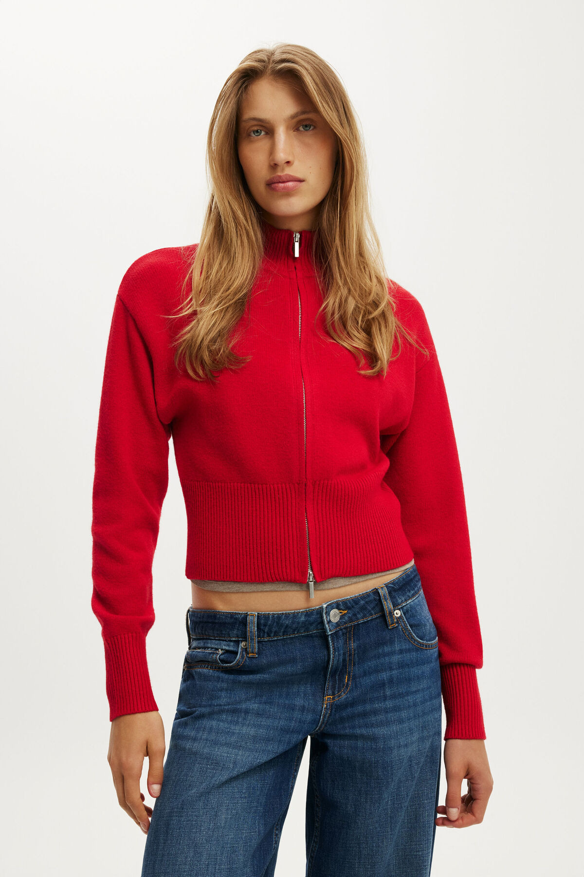 Lotus Cinched Zip Knit | Cotton On (ANZ)