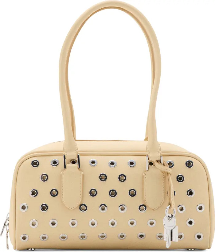 Faux Leather Eyelets Bowling Bag | Nordstrom