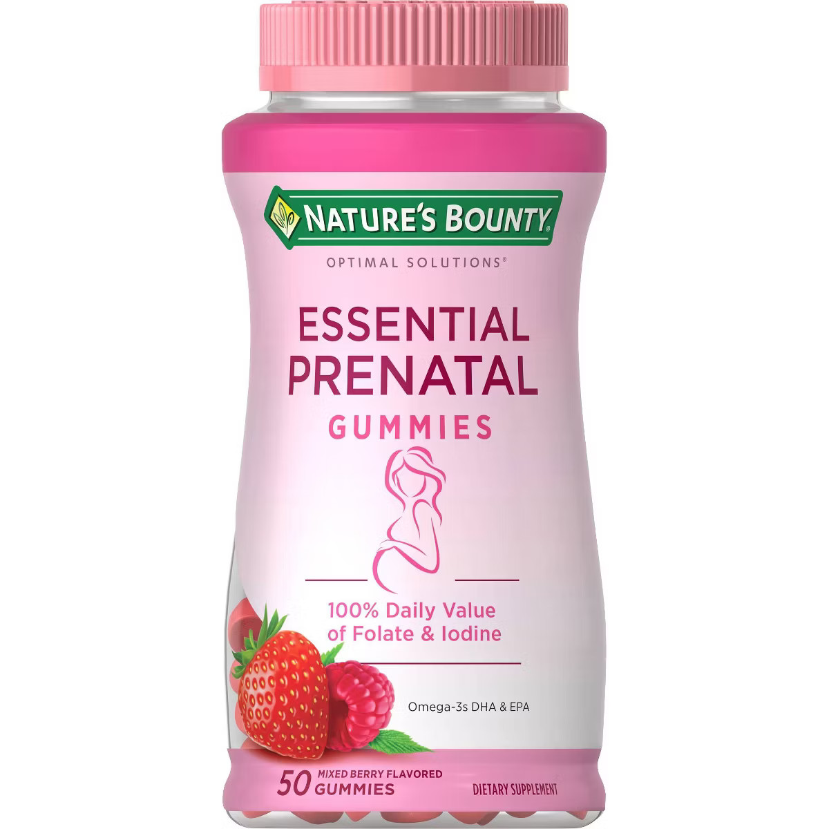 Nature's Bounty Optimal Solutions Prenatal Gummies - Strawberry - 50ct | Target