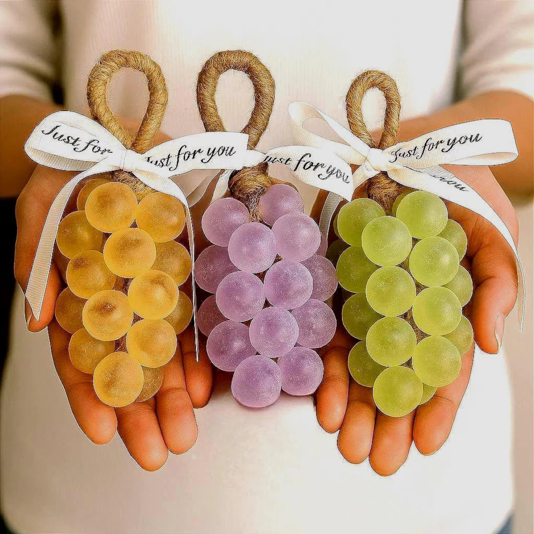 Handcrafted Grape Cluster Soap Natural Elegant Pure Gentle Moisturizing Lather Decorative Artisan... | Etsy (US)