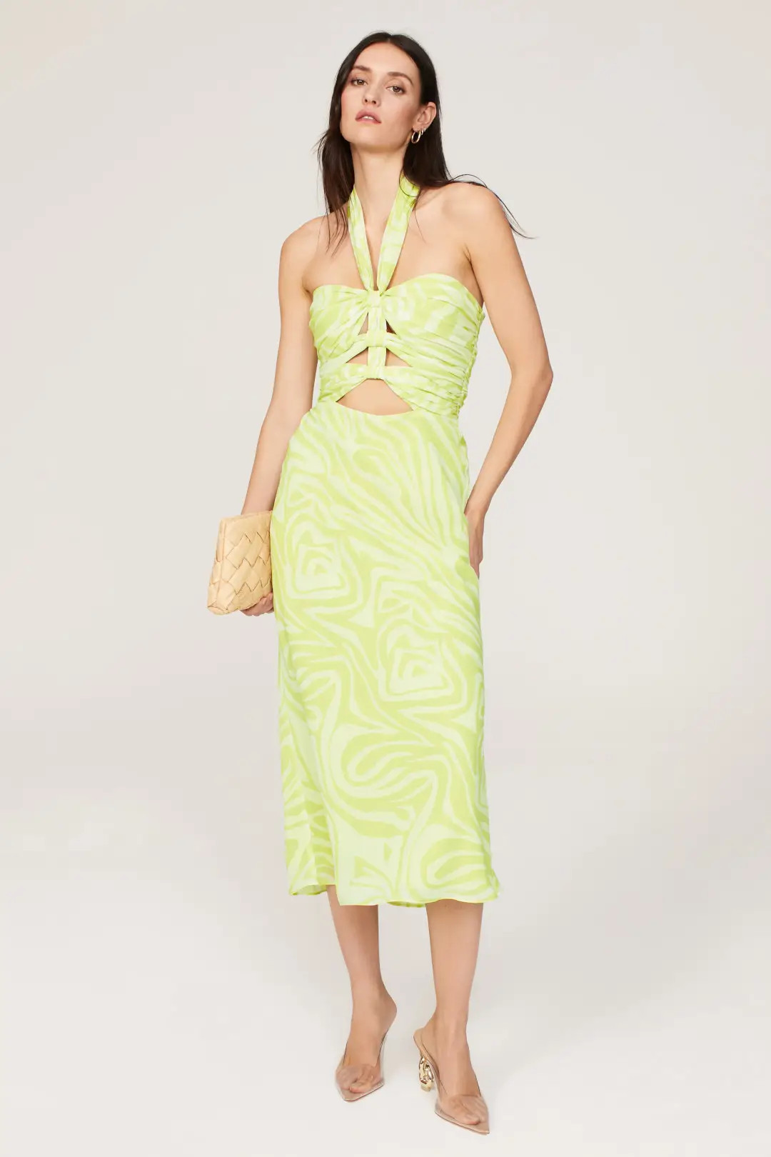 Green Halter Dress | Rent the Runway