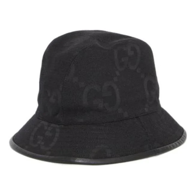 Gucci Jumbo GG Bucket Hat 'Black' 7275634HAVS1060 | KICKS CREW