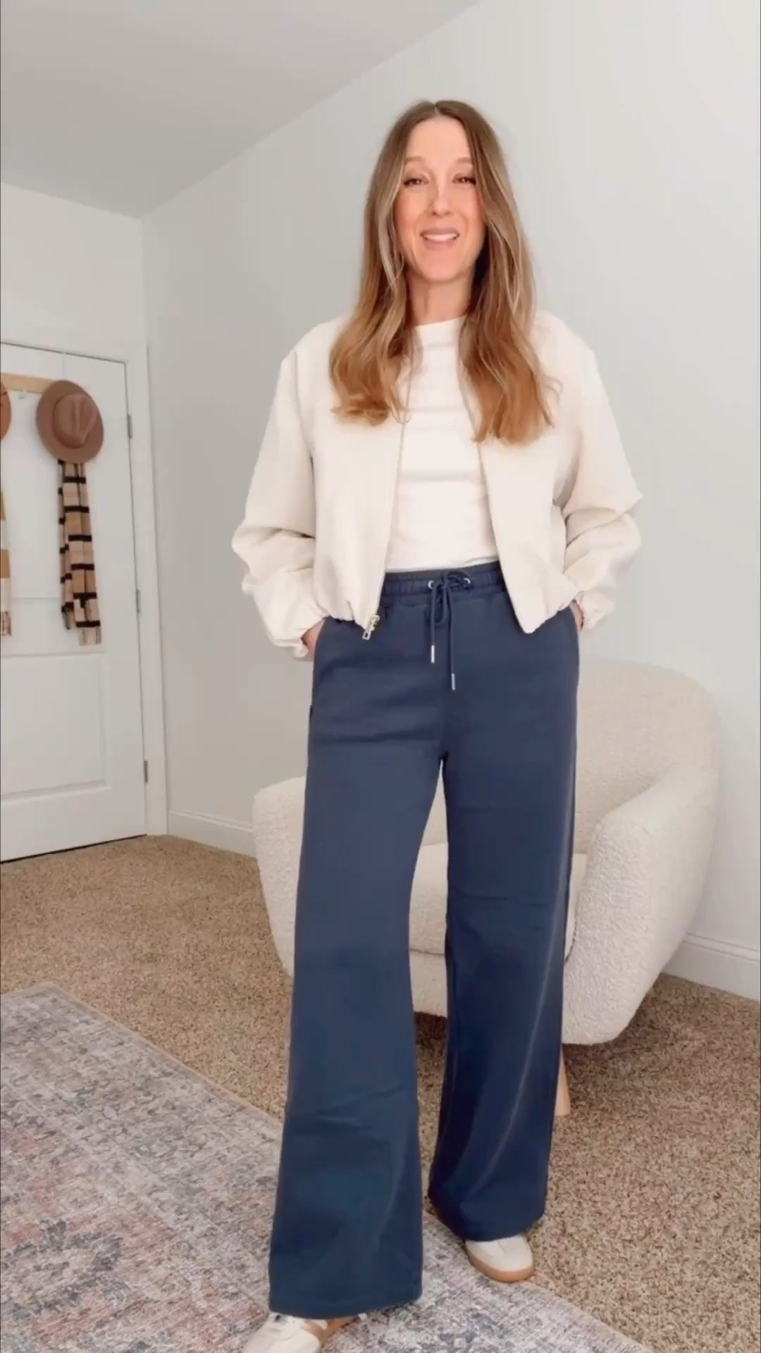These luxe sweatpants are thick, not see through, and so well made. I’m wearing XS short, and I’m just shy of 5’4” for reference

#LTKOver40 #LTKSeasonal #LTKmomlife