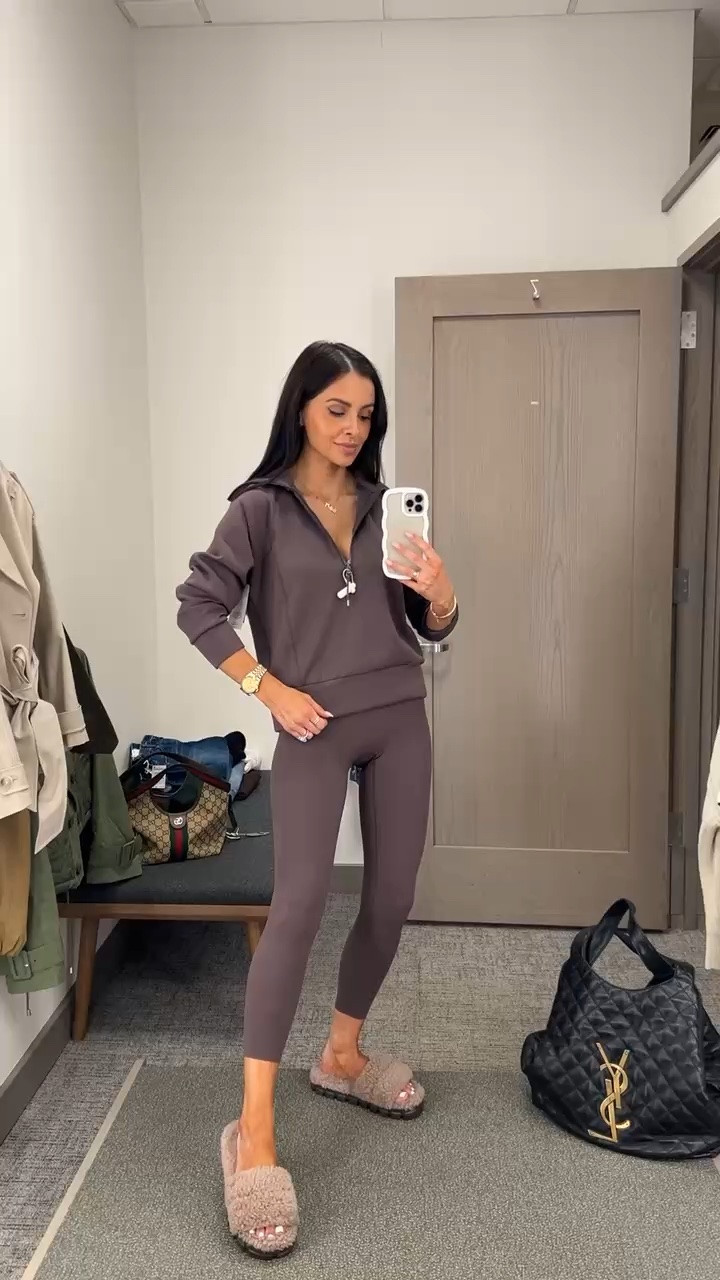 Nordstrom anniversary sale picks I’m buying 
Spanx leggings and half zip sweater favorite activewear from the #NSALE
Ugg slippers

#LTKSaleAlert #LTKActive #LTKOver40