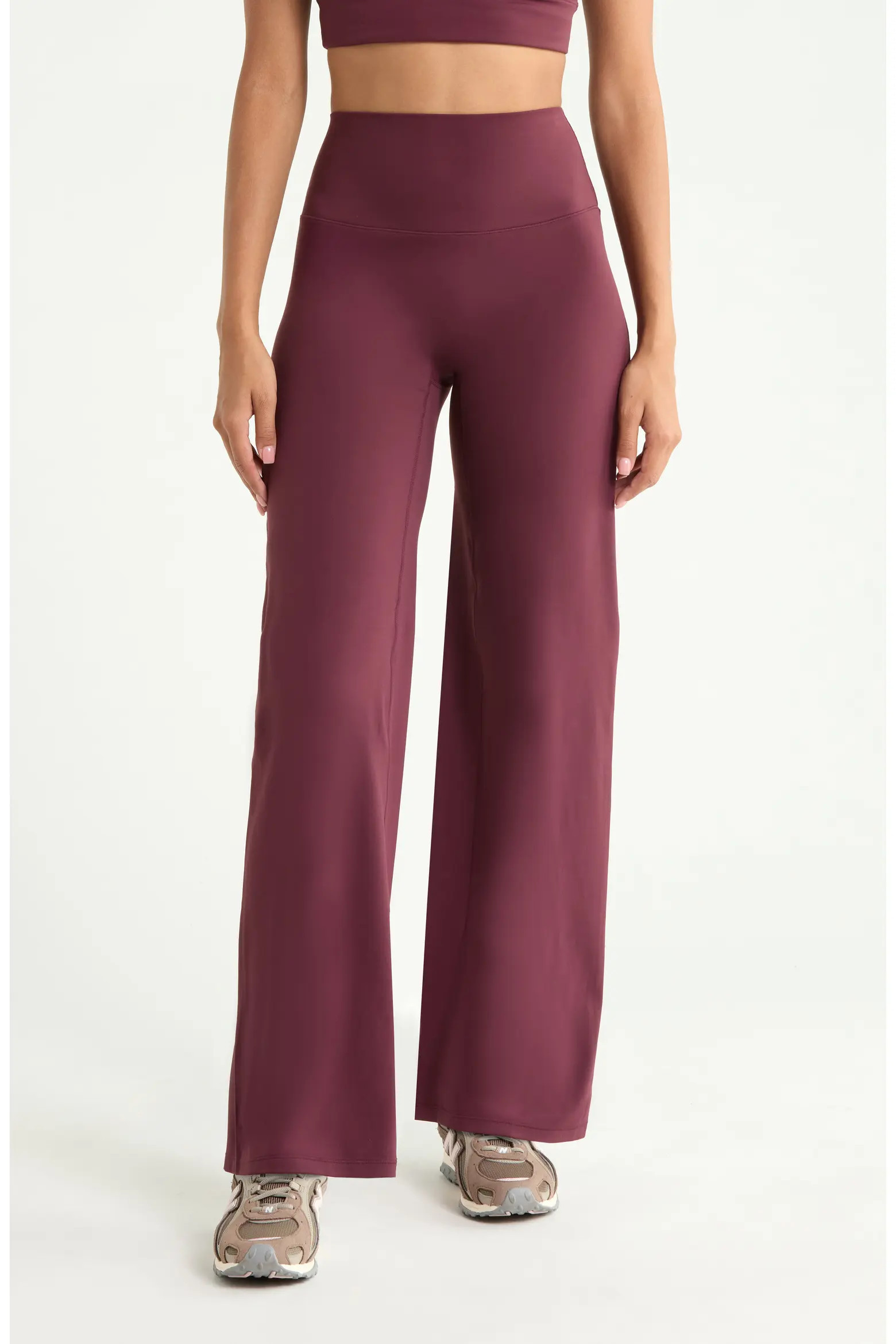 Zella Zen High Waist Wide Leg Pants (Women) | Nordstrom | Nordstrom