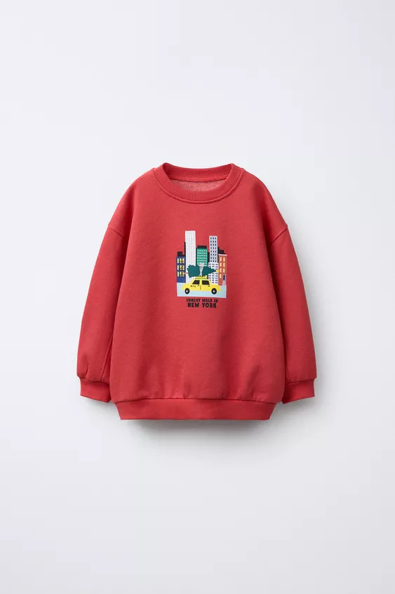 NEW YORK CITY PRINT SWEATSHIRT | Zara US
