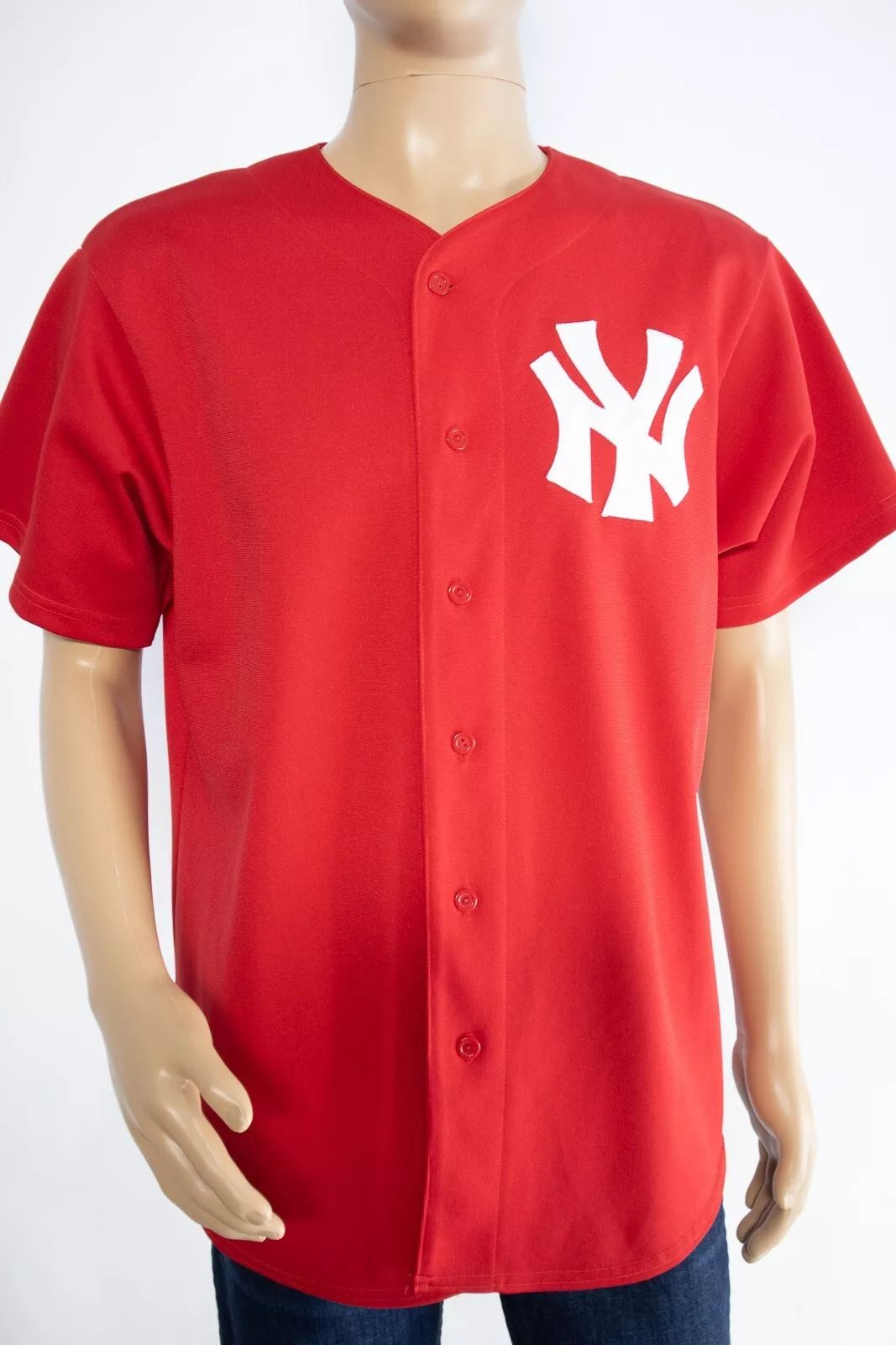 Vintage Majestic 90s New York Yankees Jersey Men’s Size Large Red Made In USA | eBay US