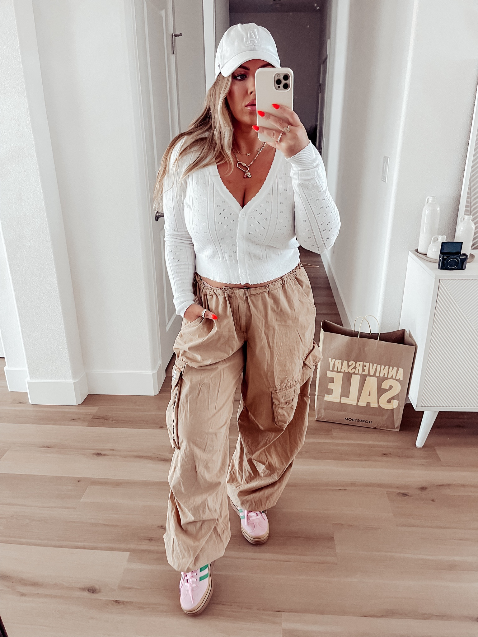 Nordstrom sale outfit idea. 

Top- large 
Pants - large 
Shoes - size down 1/2 size 

#LTKFindsUnder100 #LTKxNSale #LTKSaleAlert