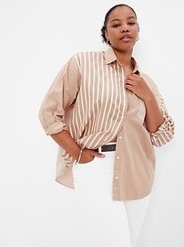 100% Organic Cotton Big Shirt | Gap (CA)