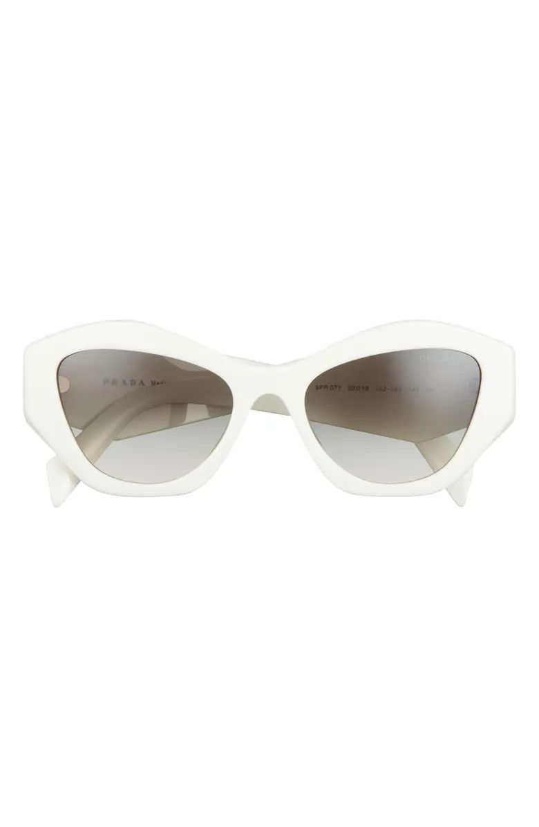 Prada 53mm Gradient Irregular Sunglasses | Nordstrom | Nordstrom