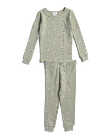 Infant And Toddler Girls 2pc Floral Pajama Set | TJ Maxx