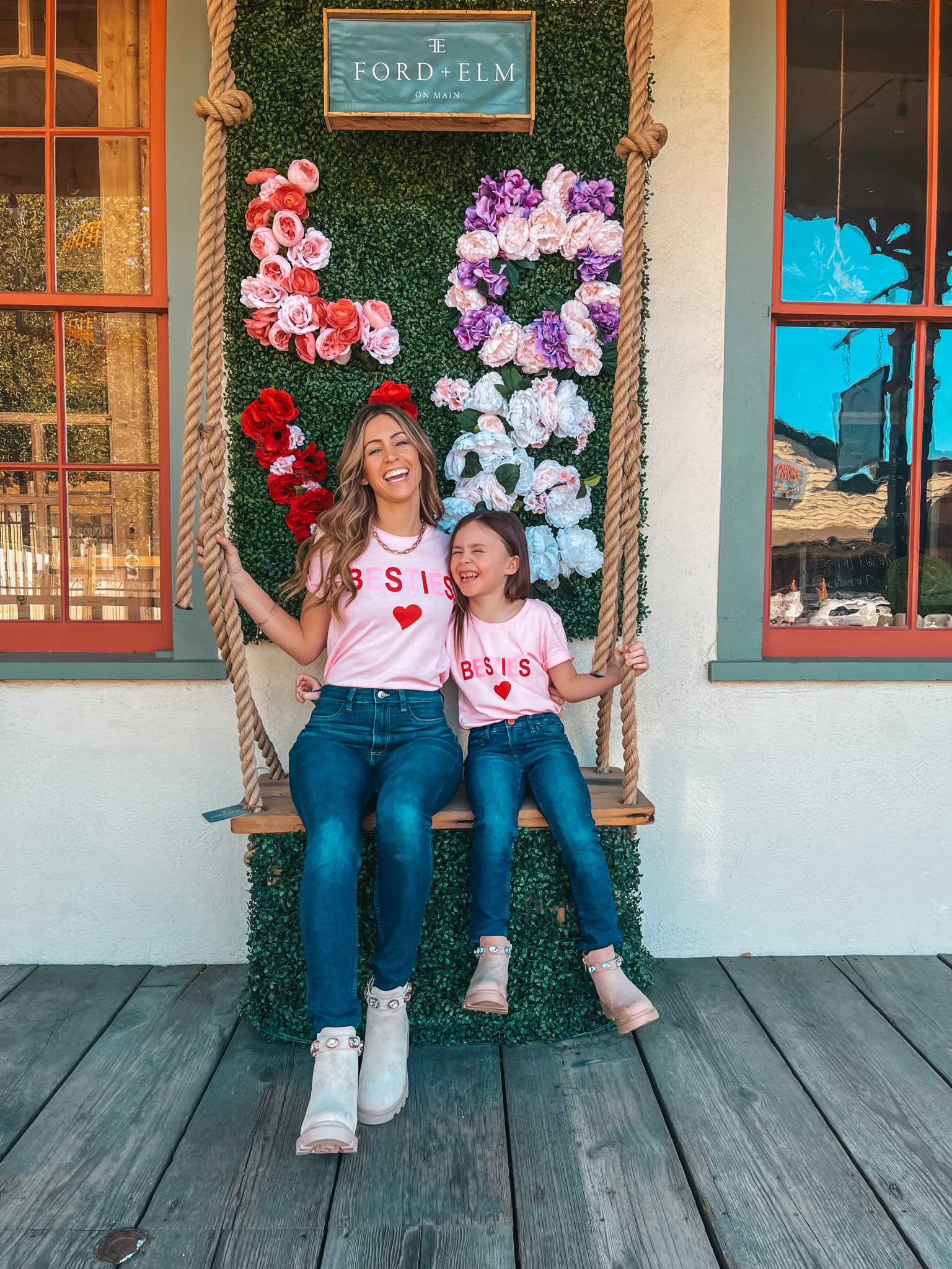 Valentines Day with my mini 💗 These matching tees are soft and adorable! Plus, I love supporting small businesses!

www.livingbarelyblonde.com
#bestiestshirts #familyoutfits #vday #valentinesday #vdayoutfit #valentinesdayoutfit #mommyandme #matchingoutfits #shopsmall #booties #matchingbooties #matchingjeans #highrisejeans #skinnyjeans #mommyandmeshirts #kristahort #caitlincov #cmcovin #jenniferxerin #barelyblonde #foryou #fyp #ltkfeature #featurepage #etsyfinds #amazonfinds

#LTKSeasonal #LTKfamily #LTKFind
