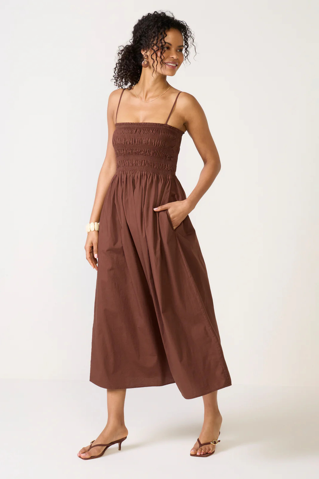 Bianca Smocked Dress | Evereve