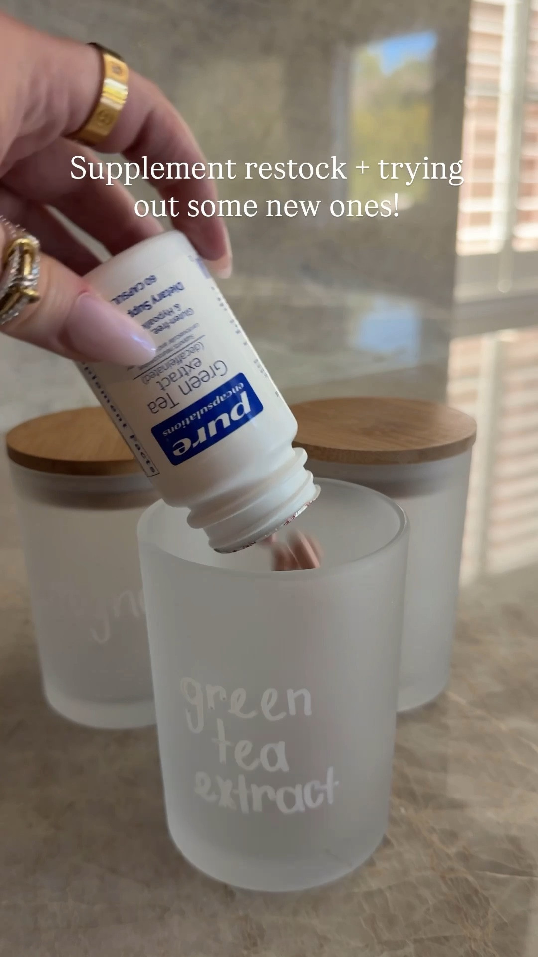 Vitamins and supplements restock organize time for the medicine cabinet love these containers- I’ve been using them for years 

#LTKselfcare #LTKHome