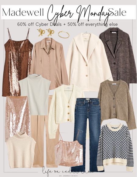Madewell Cyber Monday Sale- save 60% cyber deals & 50% off your purchase with code CYBER! Great time to snag our fave denim, holiday outfits, coats & more!

#giftsforher #madewellsale #winterfashion #datenight #holidayparty



#LTKsalealert #LTKGiftGuide #LTKCyberWeek