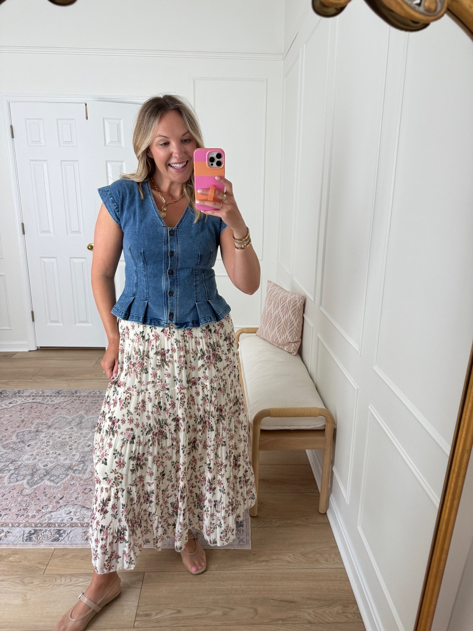 Workwear - teacher outfit - summer outfit - med top and large skirt

#LTKWorkwear #LTKMidsize #LTKSeasonal