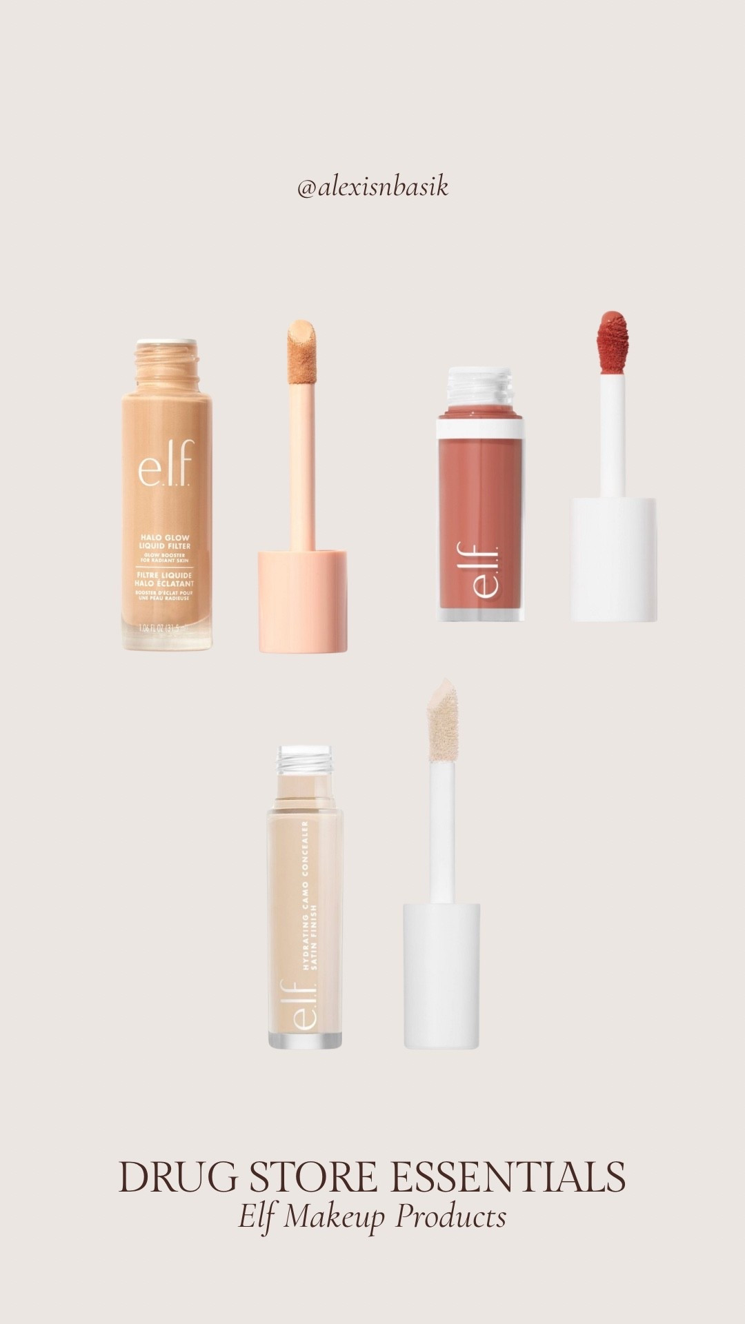 Drug store essentials: Elf makeup

#LTKBeauty #LTKgrwm #LTKselfcare