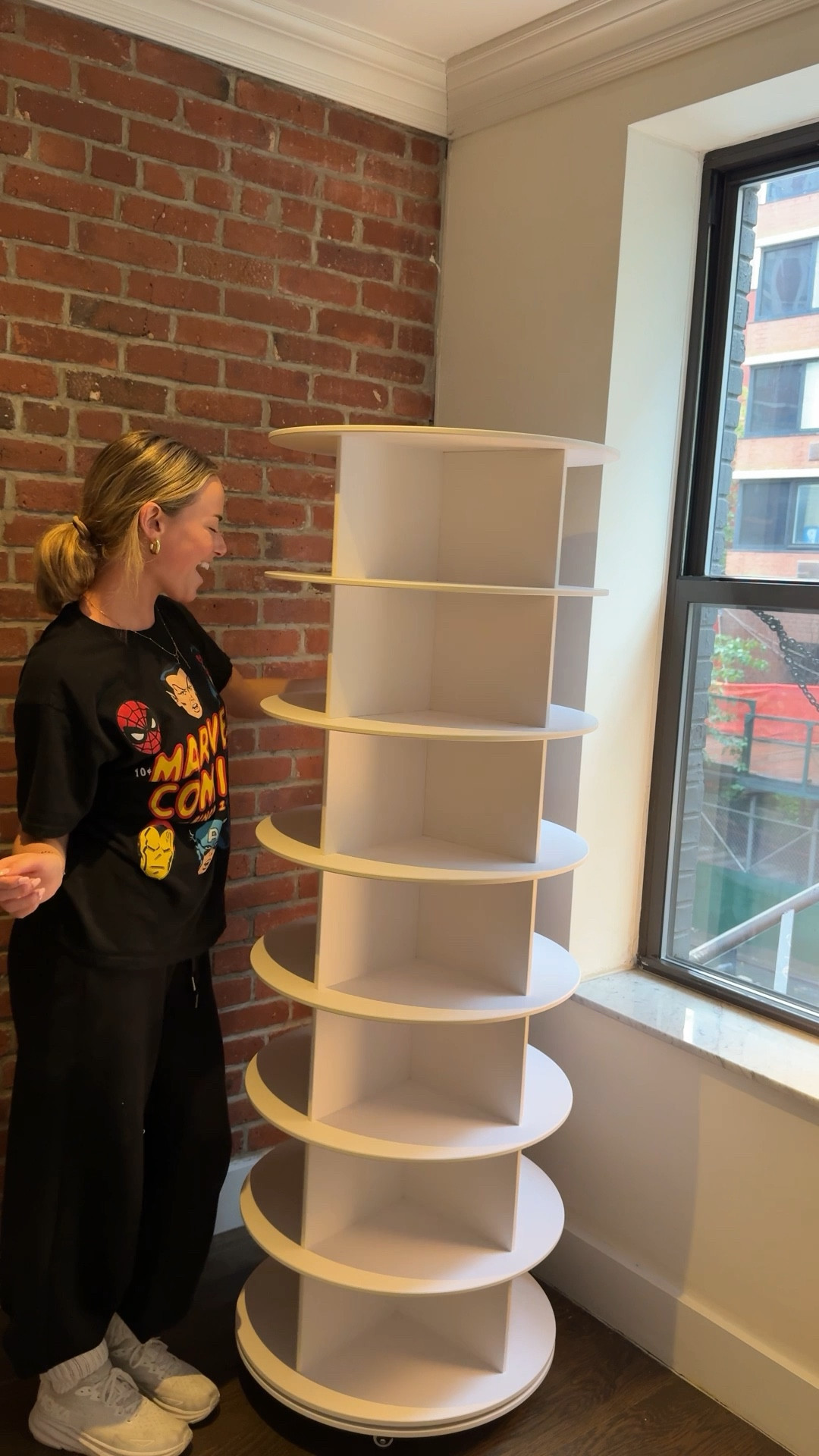 A piece of furniture for the girlies- this shoe shelf from Amazon is my new obsession. NO TOOLS required !! 