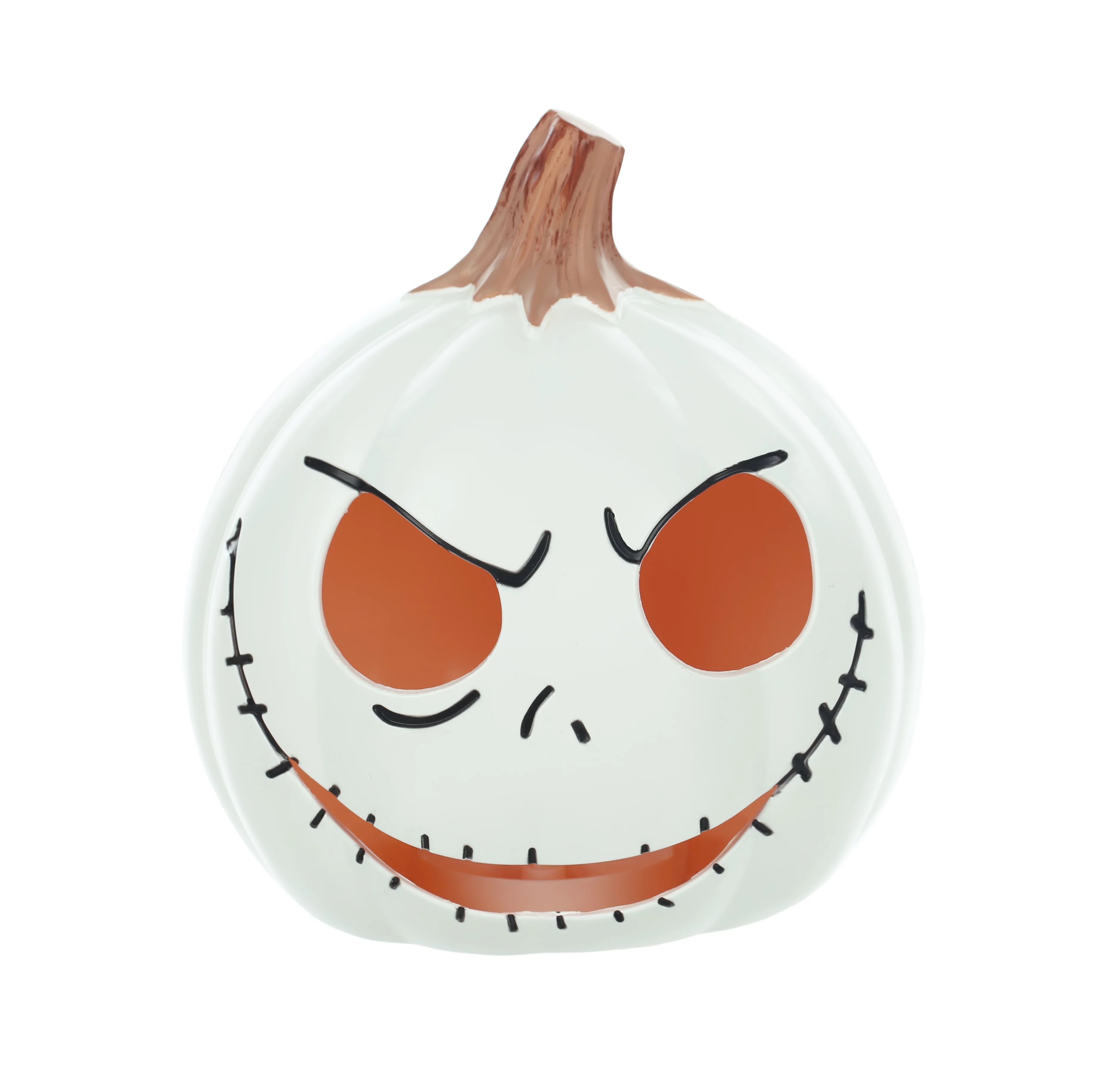 The Nightmare Before Christmas 6in Jack Skellington Light-Up Halloween Pumpkin - Walmart.com | Walmart (US)