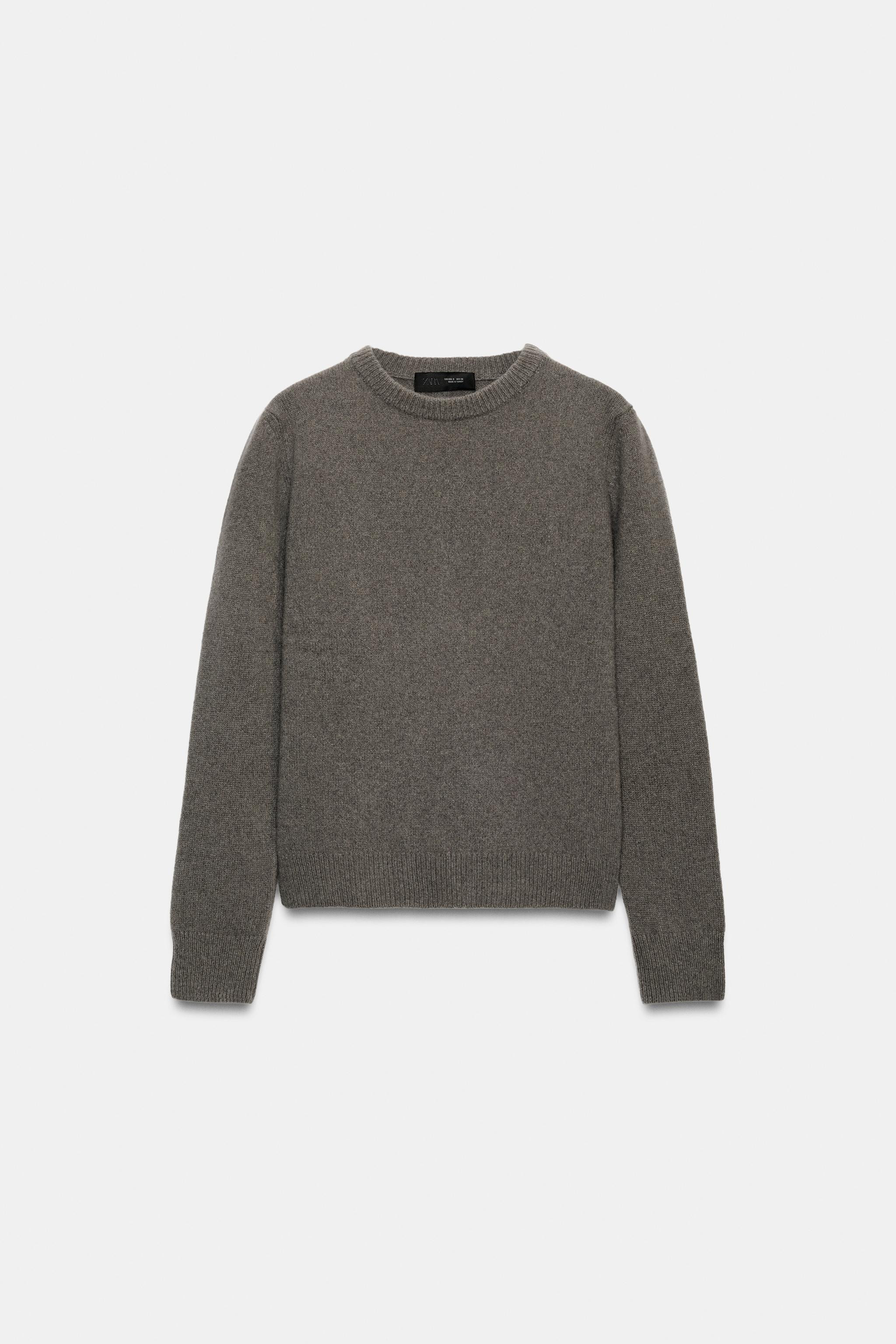 PLAIN CASHMERE WOOL JUMPER | Zara US