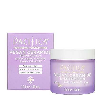 Pacifica Beauty, Vegan Ceramide Barrier Restore Cream, Daily Facial Repair Moisturizing Cream, Sk... | Amazon (US)