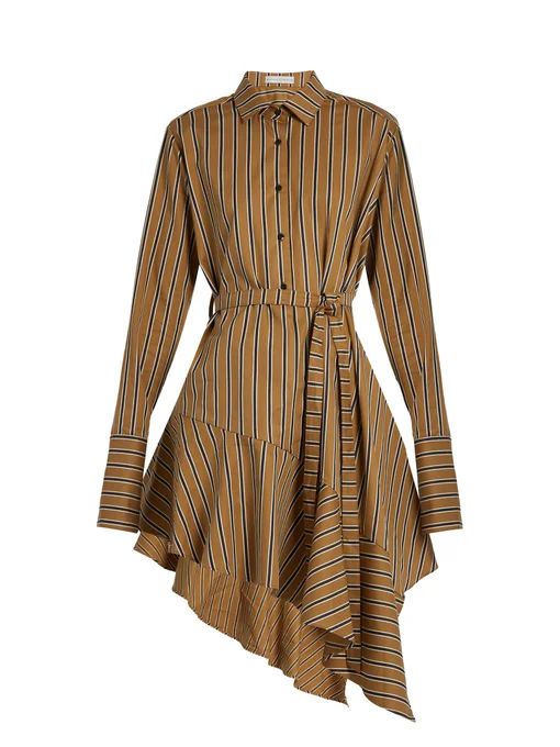 Asymmetric-hem striped dress | Palmer//harding | Matches (US)