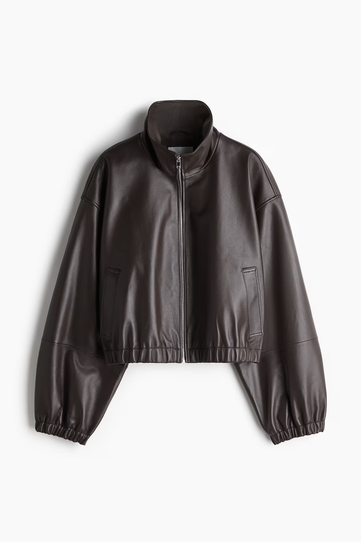Oversized leather jacket | H&M (UK, MY, IN, SG, PH, TW, HK)