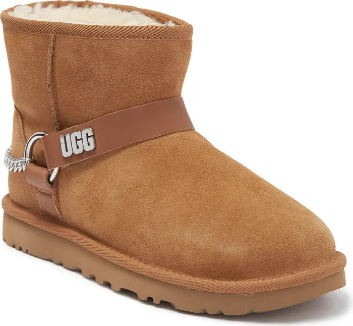 UGG® Mini Classic Logo Bootie (Women) | Nordstromrack | Nordstrom Rack