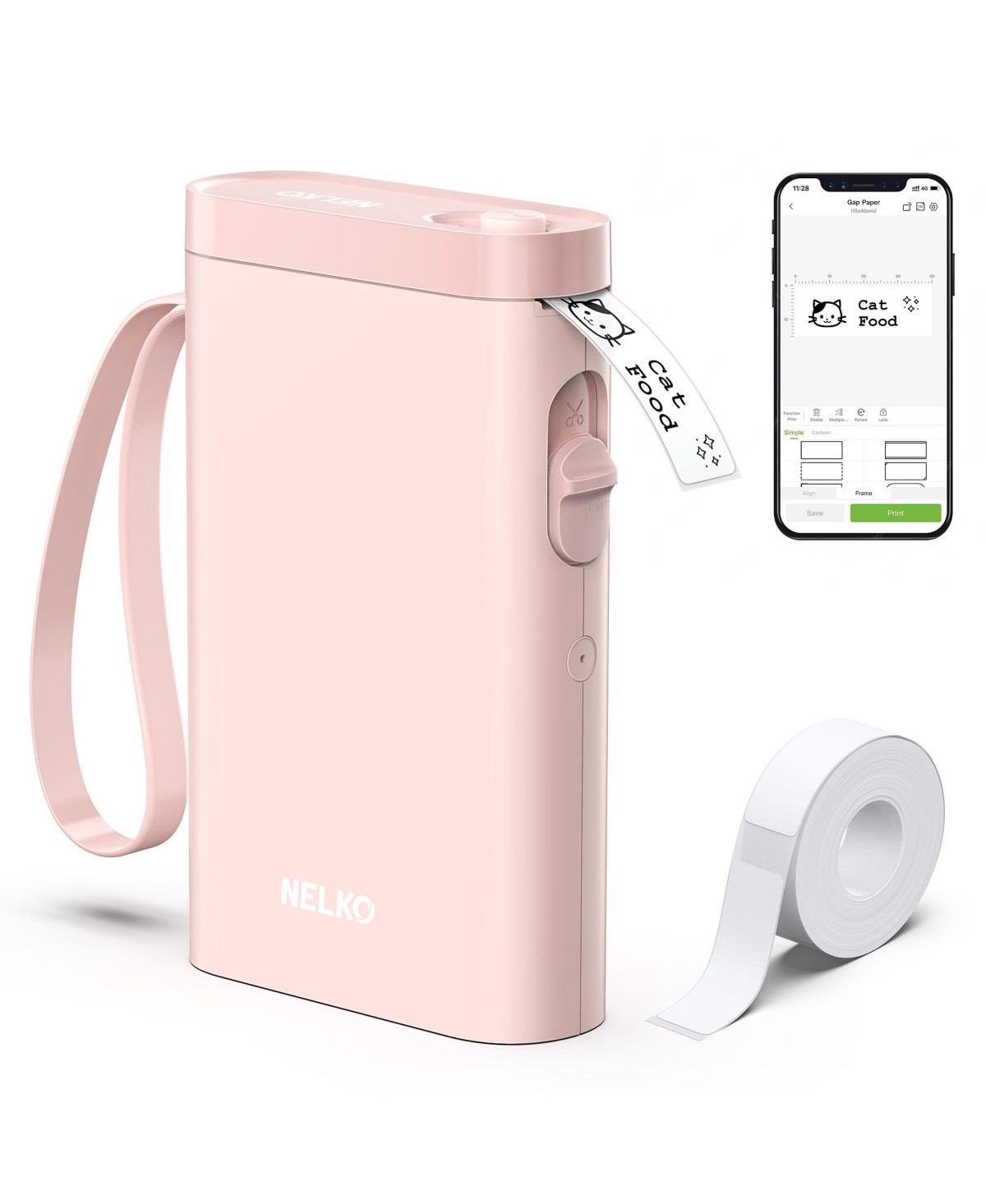 Label Maker Machine with Tape, P21-a Portable Bluetooth Label Printer, Wireless Built-in Cutter Sticker Maker Mini Label Makers with Multiple Template | Macy's